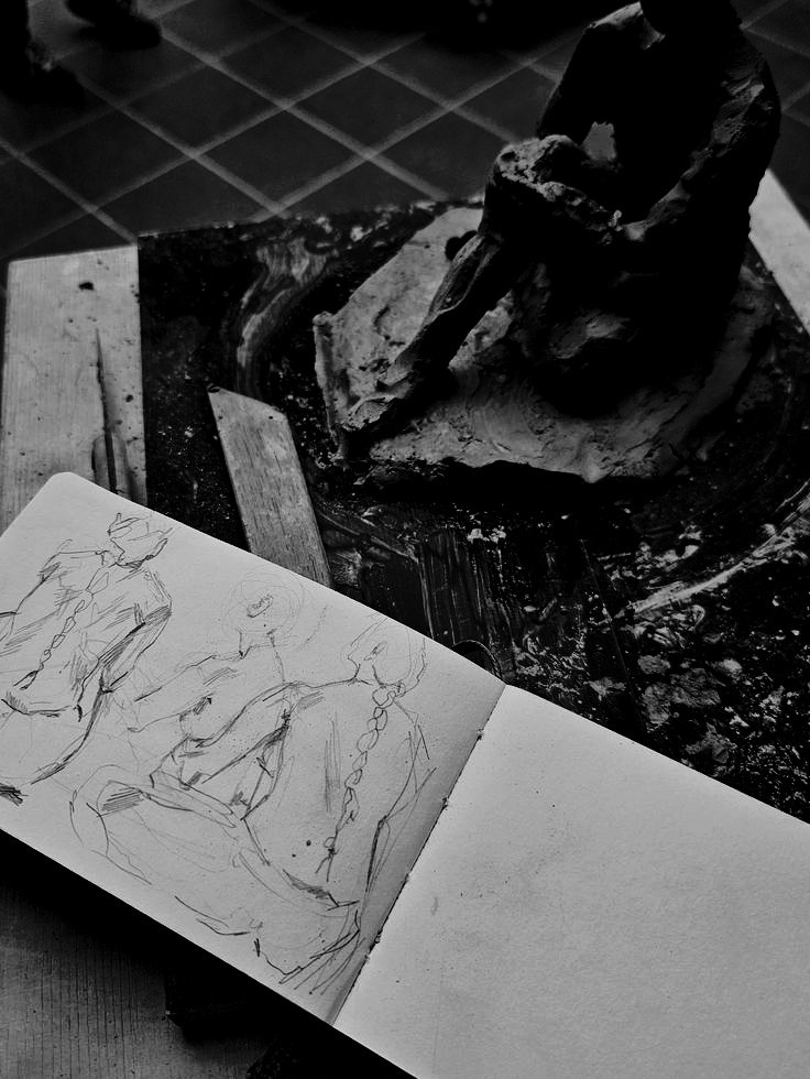 Marmoreans's tweet photo. @dearsujie It’s an unfinished sculpture for now. https://t.co/NBrUkJUGJg