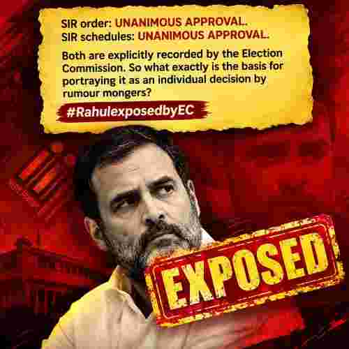 neha4433a's tweet photo. Democracy becomes stronger when claims are tested against verified facts and documented evidence. #RahulExposedByEC https://t.co/NaqeFgpMHX