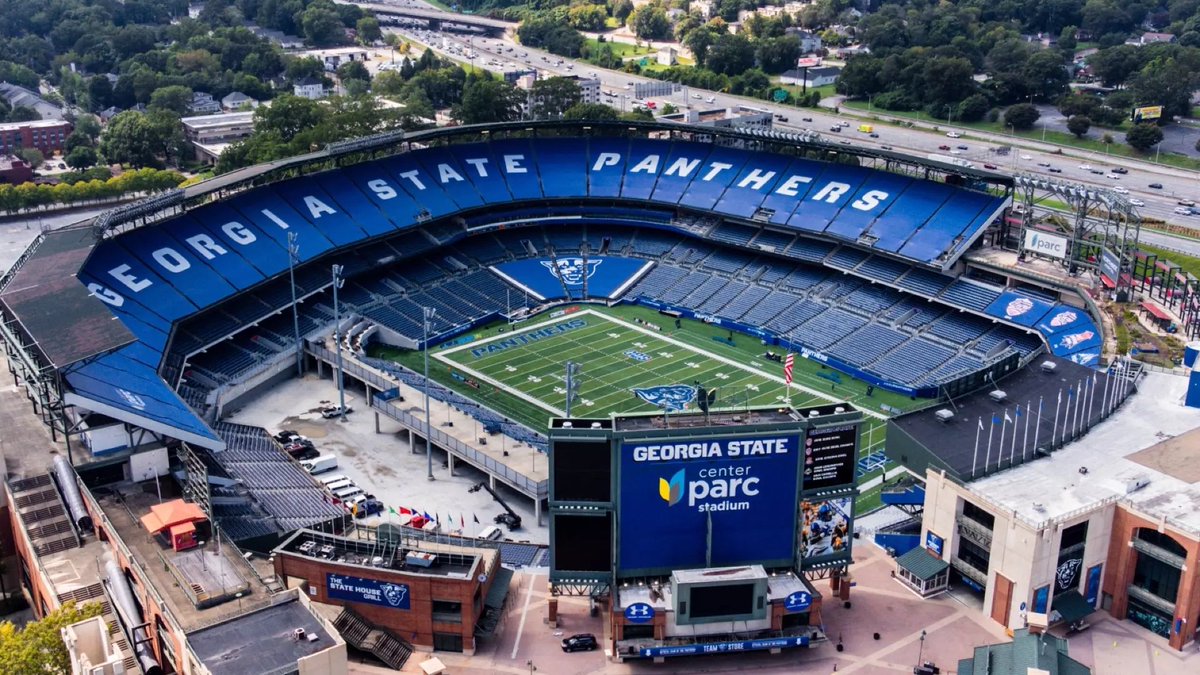 SpearsCorice27's tweet photo. At Georgia State today for a gameday visit..... @NewtonFBRecruit @CoachSkelton06 #NEWTON #1RAMWAY https://t.co/G18fUNlcGP