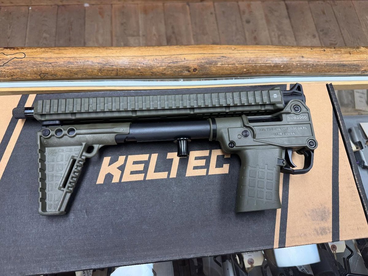 aficionadohub's tweet photo. Kel-Tec Sub2000 5.7x28-OD Green https://t.co/Nx7SIGAEmy