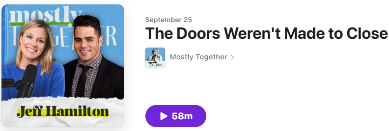 Cody_ChapmanMS's tweet photo. A good listen here. @mohegansun's Jeff Hamilton jumped on the Mostly Together Pod with Nicole Nalepa to talk life, leadership, family and what's next for Mohegan Sun: https://t.co/sTlBNTCWpJ https://t.co/mUnredT7Fv