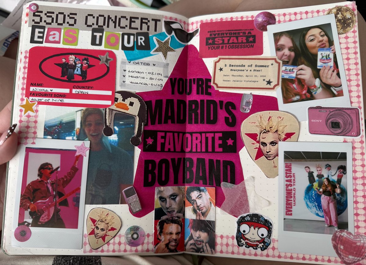 startoverlh's tweet photo. finally did the eas tour page on my journal (i need about 3 more pages to put everything down) https://t.co/KKCfjYqqS3