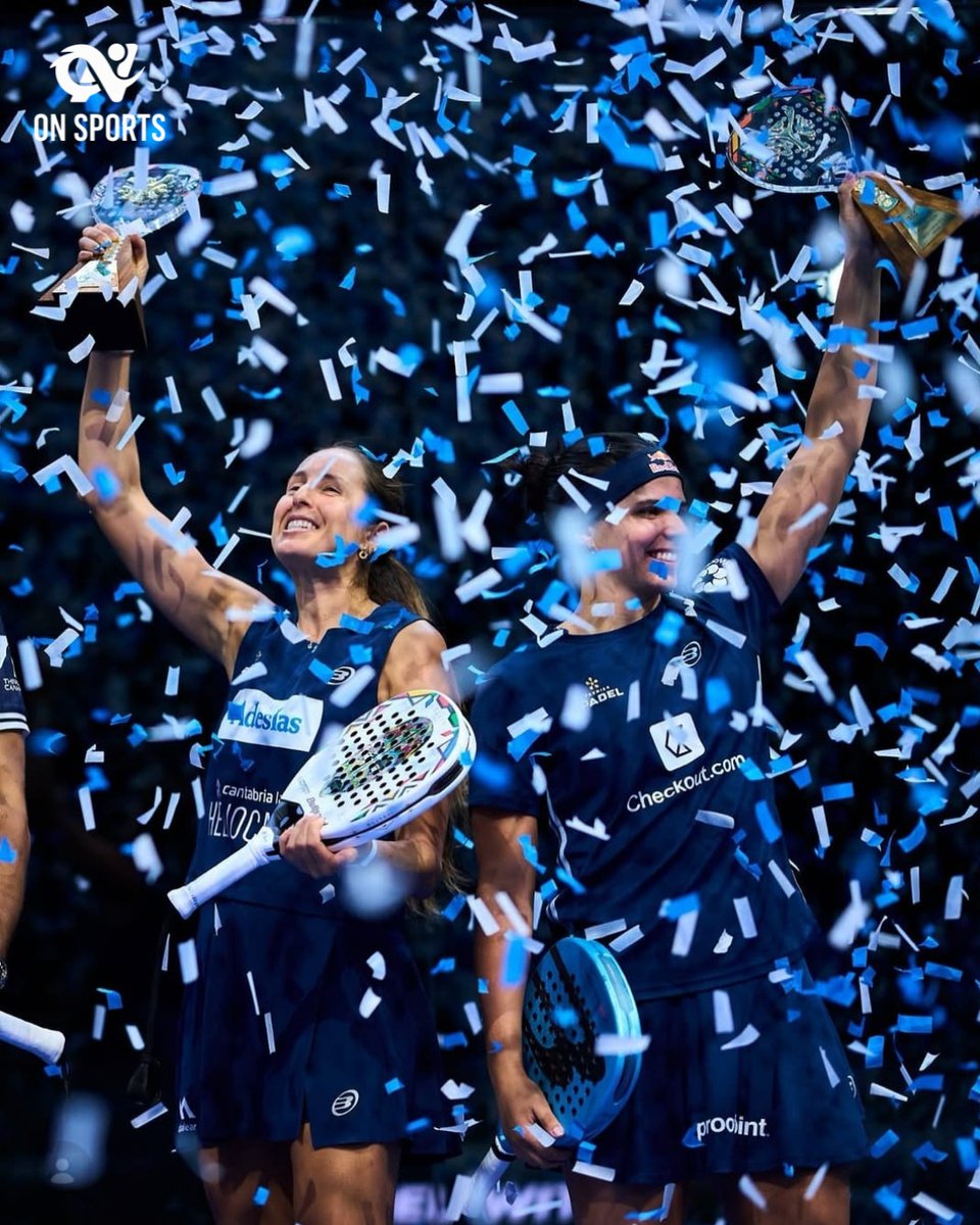 MayaHardistd1v's tweet photo. Delfi Brea and Gemma Triay won the Pretoria Premier Padel P1, becoming the first women’s pair to claim a tour title on African soil. The world No. 1s secured their second straight title after a near three-hour final, beating Claudia Fernández and https://t.co/wLrTvBHOA4