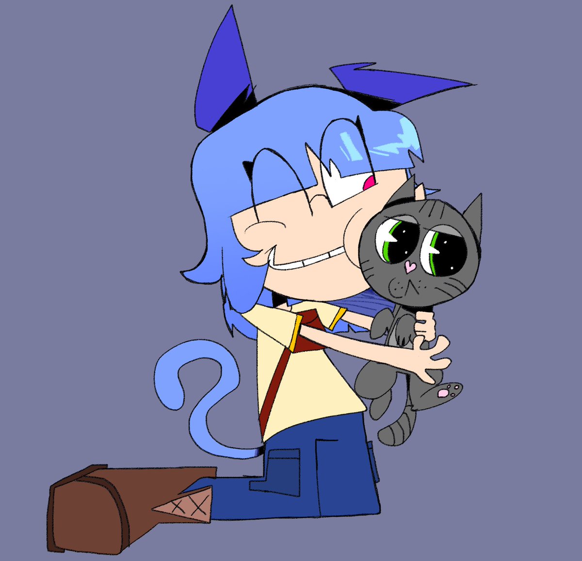 SnowMuffinYT's tweet photo. I ALWAYS LIKED GRAY TABBY CATS!

#ocart #ibispaintx https://t.co/iXLzQUYVPw