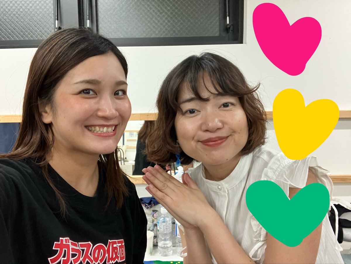 aiko_iyuri's tweet photo. #クロムモリシタン
『歌を歌わないように食べる昨日』
大阪公演の2日目終了。
初日からあたたかく迎えてくださり、
ありがとうございました！

とかげさんと2ショット✌︎♡ https://t.co/fNe2dV62YR
