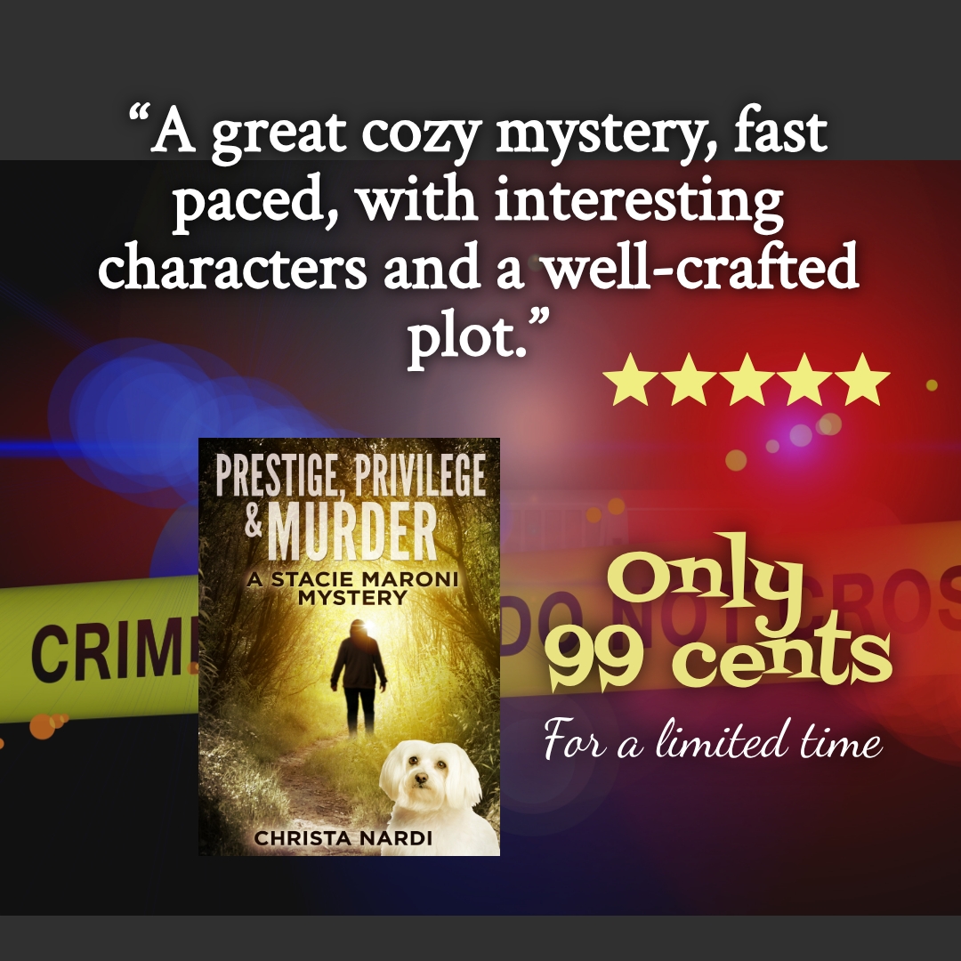ChristaN7777's tweet photo. An unsigned divorce decree is made null and void by murder. Stacie Maroni Noth, trauma counselor, isn't prepared for the murder of her estranged husband. Now someone is after her.  #MysteryReads #firstinseries #99cents
https://t.co/PY5KAc11Ft https://t.co/Ody21vm0r0