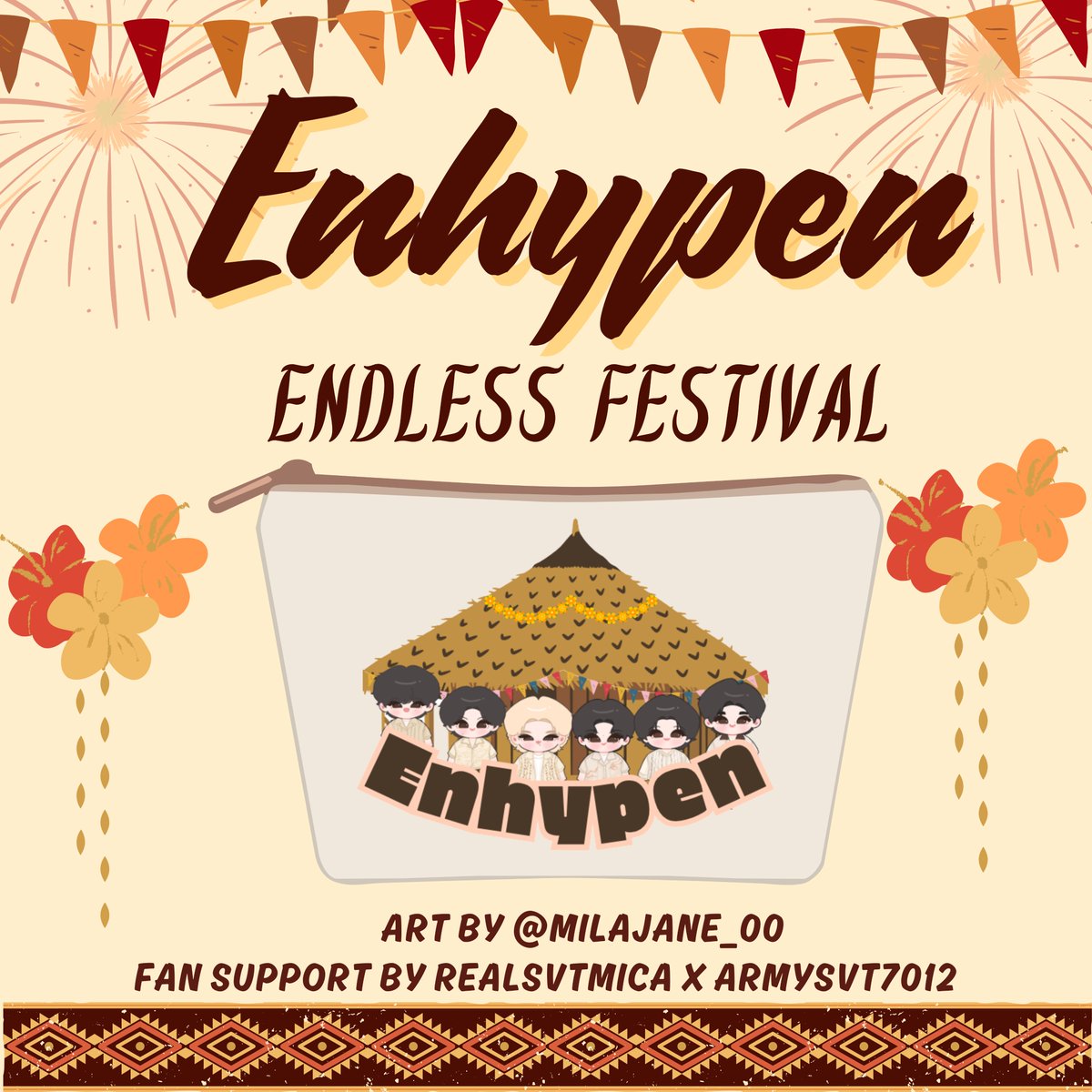 realsvtmica's tweet photo. Enhypen x Dunkin Endless FunMeet freebies canvas wallet OT6 by
@realsvtmica x @ARMYSVT7012 
💫1:1
💫like &amp; rt (will private this acc on d-day)
💫location : tba

art by @milajane_00 
Will post another set of freebies soon!
#ENHYPEN #DunkinPH_ENDLESS #ENDLESSFunmeet https://t.co/17JaEh970O