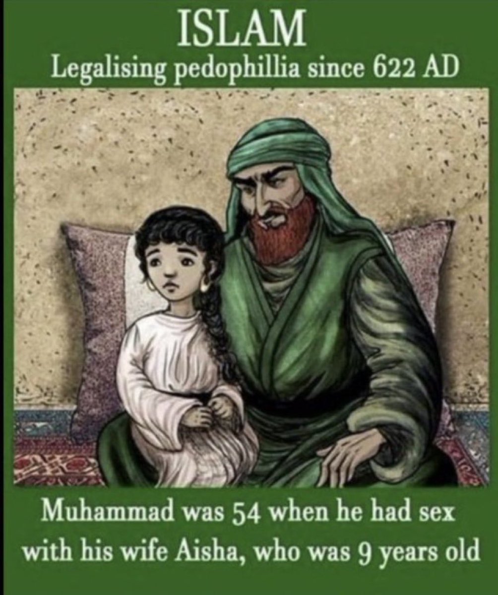 Mike78642's tweet photo. @AlexDuncanTX Islam is a cult filled with raping pedophiles which is why they must cover up their little girls. https://t.co/AYwJEN4m2h