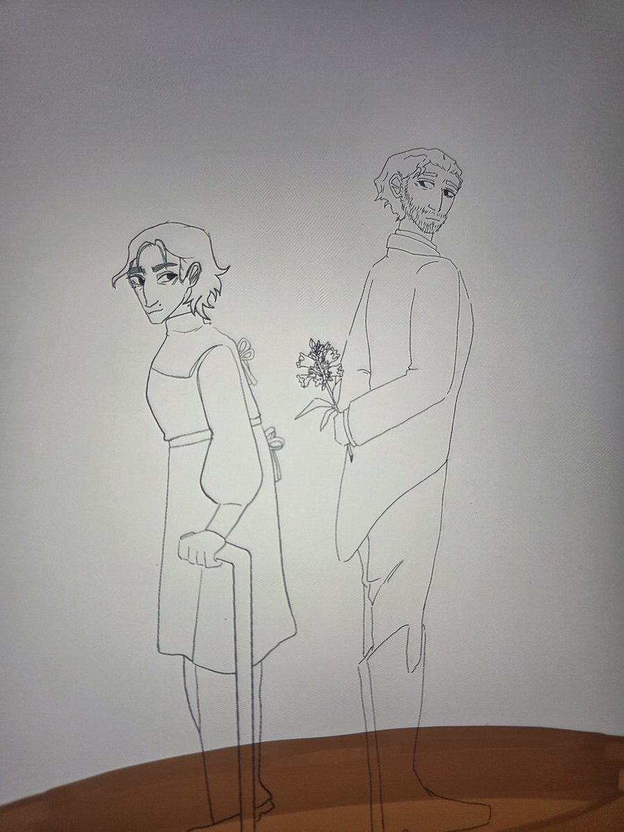 MageOtter's tweet photo. Working on a piece for a #jayvik horror story I have. https://t.co/WufYF0459L