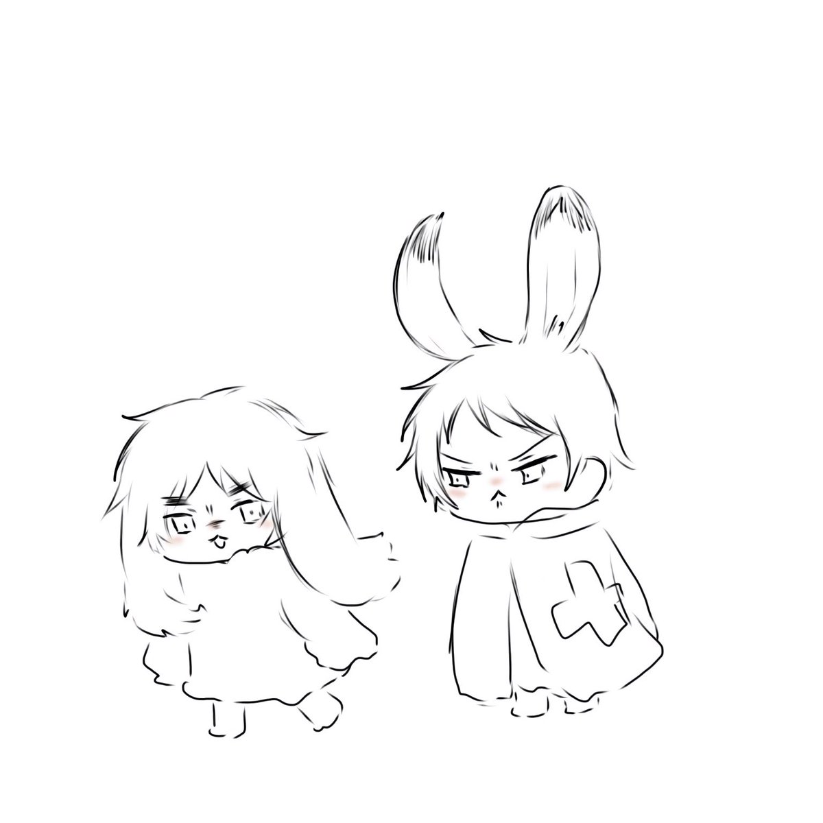 hcnhr0's tweet photo. 🐰の日らしいので
うさりすとうさぷ https://t.co/kbMPWwKRKp