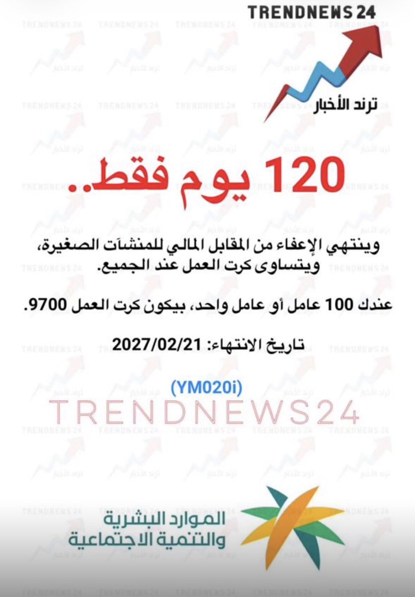 Alhumedhi's tweet photo. ماهو الآثر الإقتصادي المتوقع عندما ينتهي الإعفاء من المقابل المالي للمنشآت الصغيرة ويتساوى كرت العمل عند الجميع في 21-2-2027 بدفع 9700 ريال سنوياً لكل عامل مهما كان عددهم ؟
يتوقع المزيد من الإغلاقات للمنشآت الصغيرة  والخروج من السوق لارتفاع التكاليف وعدم القدرة على المنافسة  أو ارتفاع الأسعار بشكل ملفت لأنشطة البقالات والمقاهي والمطاعم الصغيرة والمخبوزات والورود ومحلات الهدايا والعطور والتمور ومستلزمات الحفلات وغيرها ، علماً  ان المنشآت الصغيرة والمتوسطة عصب أي اقتصاد بالعالم وغالباً ما يتم حمايتها: