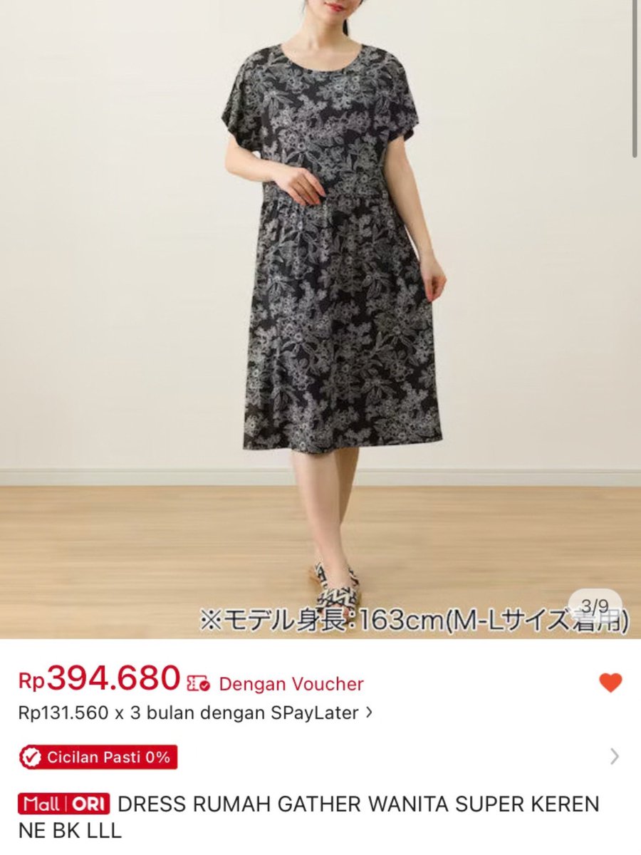 Oldschools_'s tweet photo. Dress rumah yg dipakai Intan (@N_IntanJKT48) On IDN Live: Nitori - Dress Rumah Gather ππ€
Dress santai warna hitam dengan motif floral line putih yang manis. Bahannya adem, ringan, dan potongannya longgarβnyaman banget dipake santai di rumah ππ€
#Os48 #IntanJKT48 https://t.co/Gyvb1wnwPq