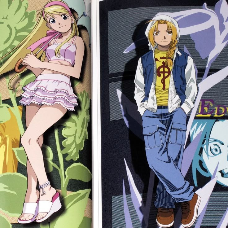 fugomertens's tweet photo. winry looking amazing in her cute outfit and he's there... https://t.co/qKKXpBskcZ