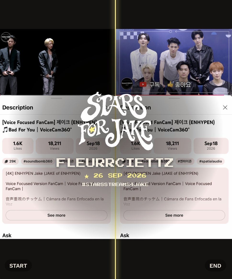 fleurrciettz's tweet photo. stream’s for jake ⭐️
#STARSSTREAM4JAKE #STARSFORJAKE
#JAKE #제이크 #ジェイク https://t.co/y7IF35cLx3