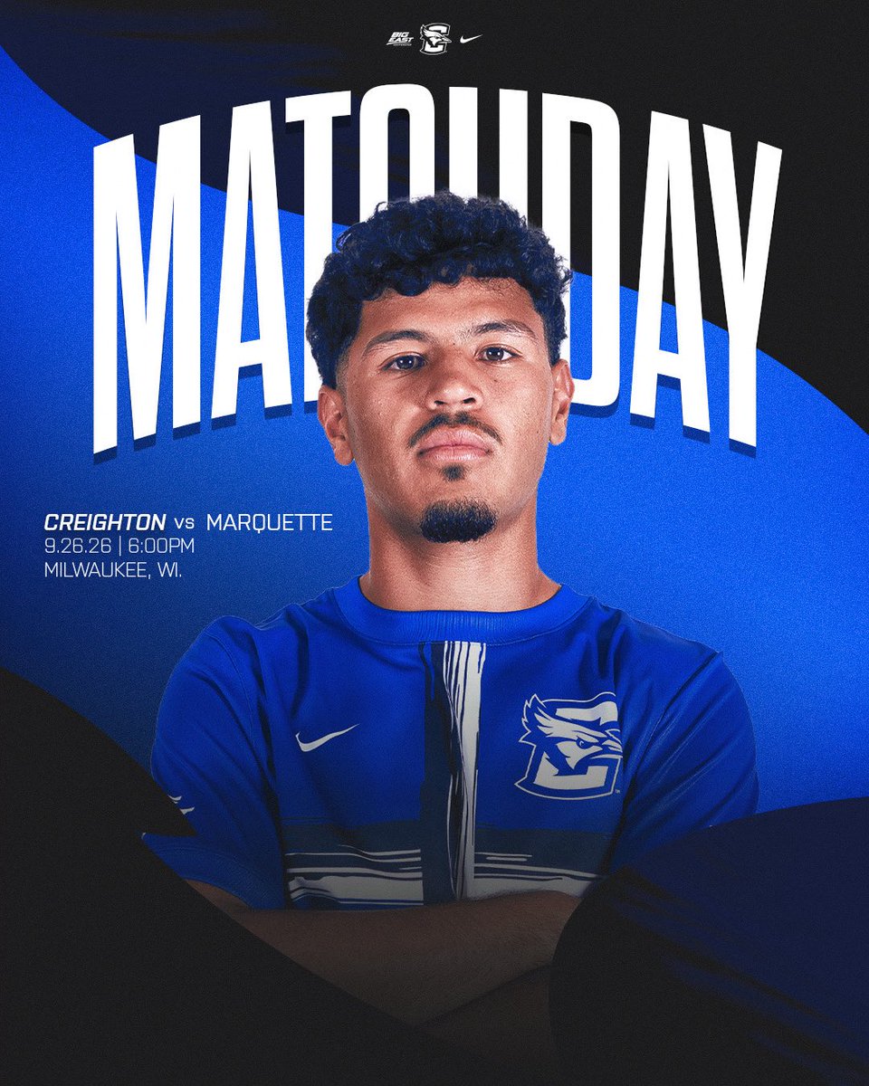 creightonmsoc's tweet photo. Matchday in Milwaukee.
#GoJays #CreightonMSOC https://t.co/rZH0hzqls3
