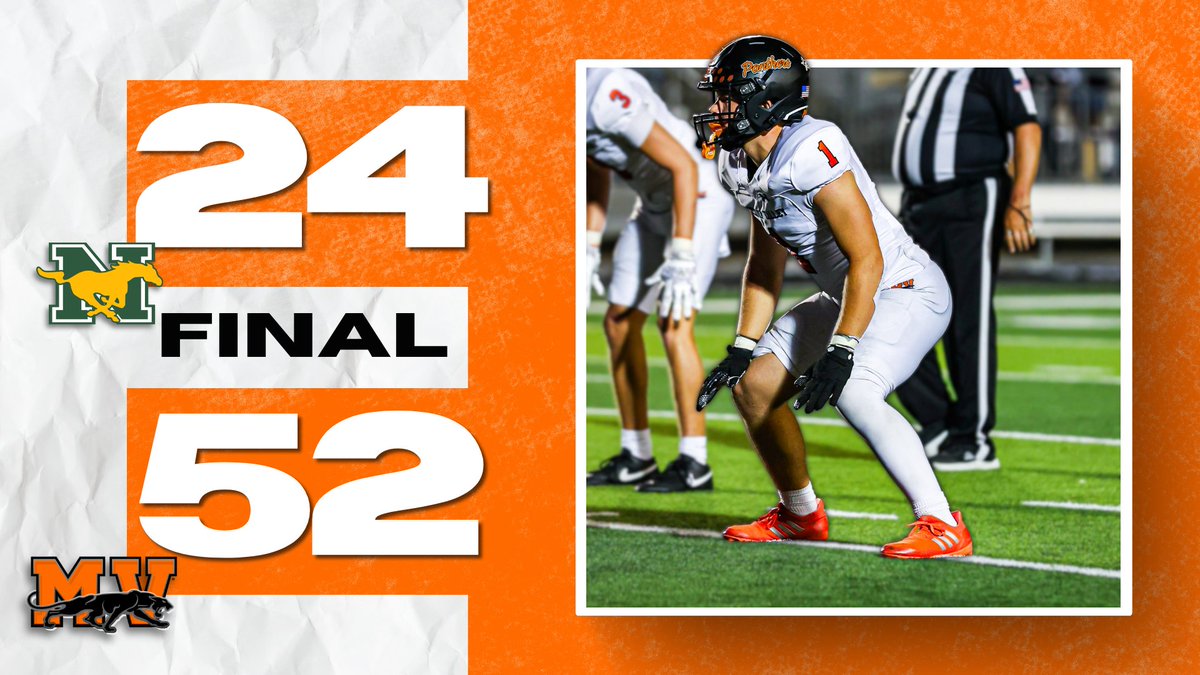 MVHSpanthersFB's tweet photo. PANTHERS WIN!

A great Homecoming night at Panther Stadium as Medina Valley defeats Laredo Nixon 52-24.

Congratulations to our Players of the Game on their outstanding performances!

The Panthers hit the road next week to take on the Southside Cardinals.

#PantherTOUGH https://t.co/Kqigmb0Lep
