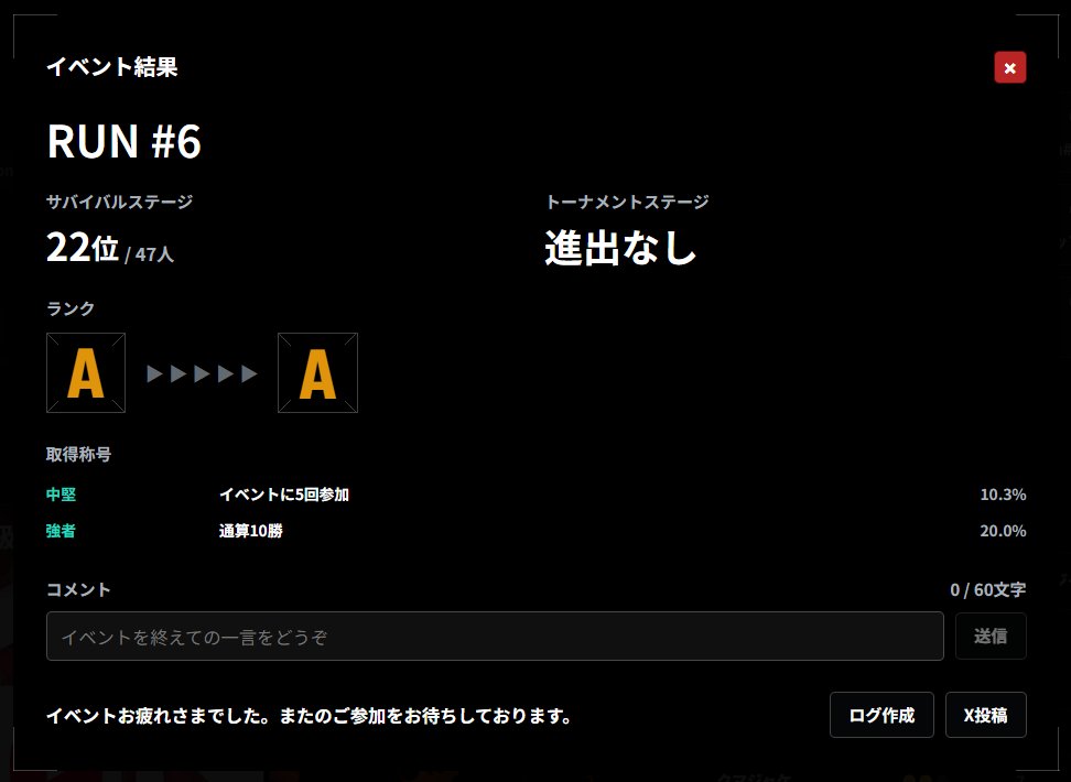 SWyattuke's tweet photo. RUNまたもろた #ACVI_Log https://t.co/W30yyUS6A0