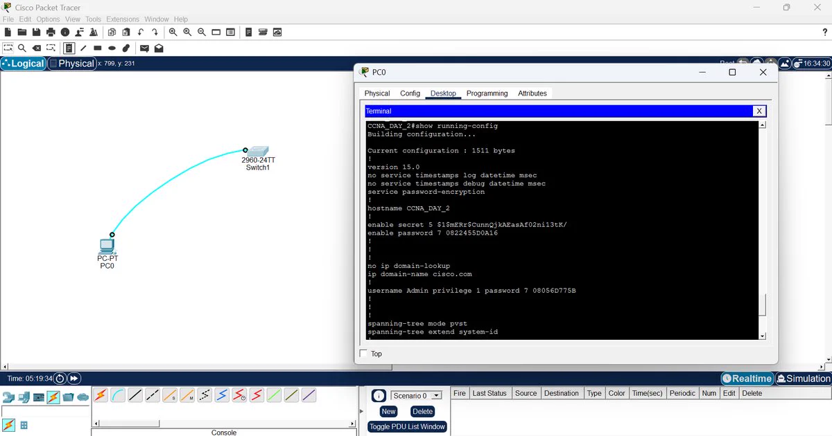 Mr. PAYLOAD on X: "🚀 DAY 2: CONFIGURE THE CISCO DEVICE! 🔧🌐 moving ...