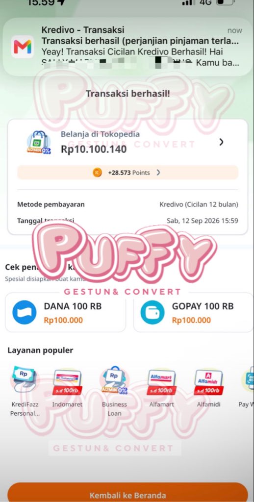 mnogaq's tweet photo. Gestun nya cair satset 7% bisa limit yup paylater, CC, bca Paylater, dana  cicil, kredivo, gopaylater, Indodana, spaylater, atome, blibli, allo bank bisa cair hitungan menit 😍 https://t.co/KSDxEa24pa