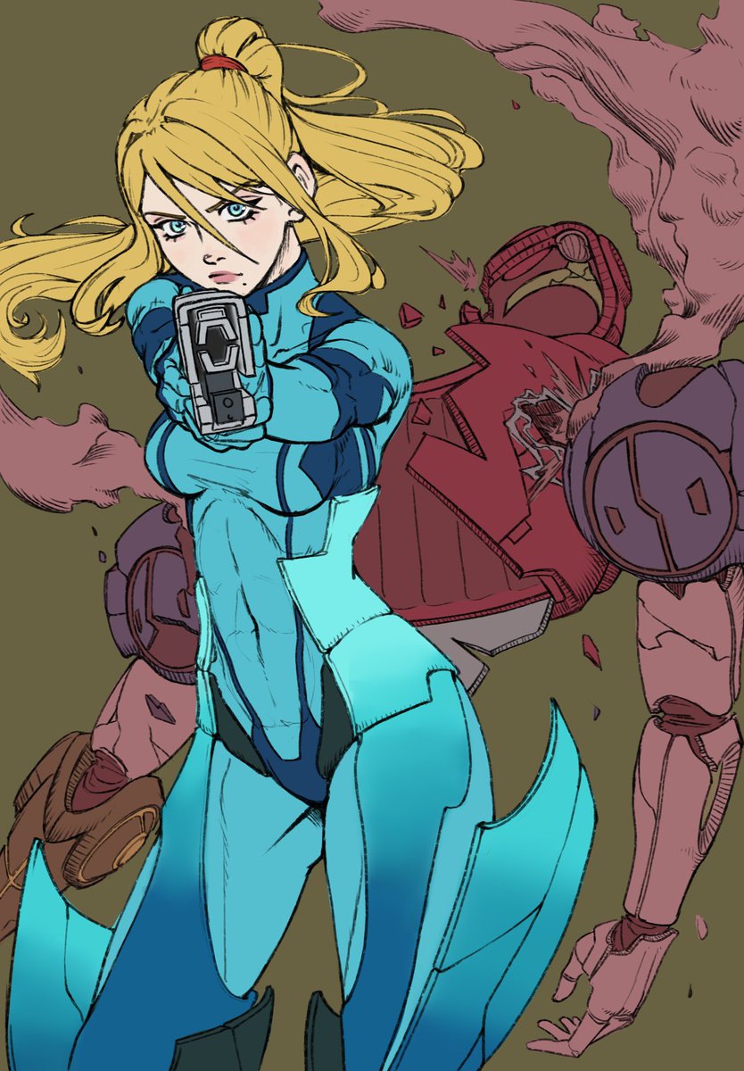 monsares's tweet photo. Samus unrendered because I thought it looked nice https://t.co/mfeua4OkNz