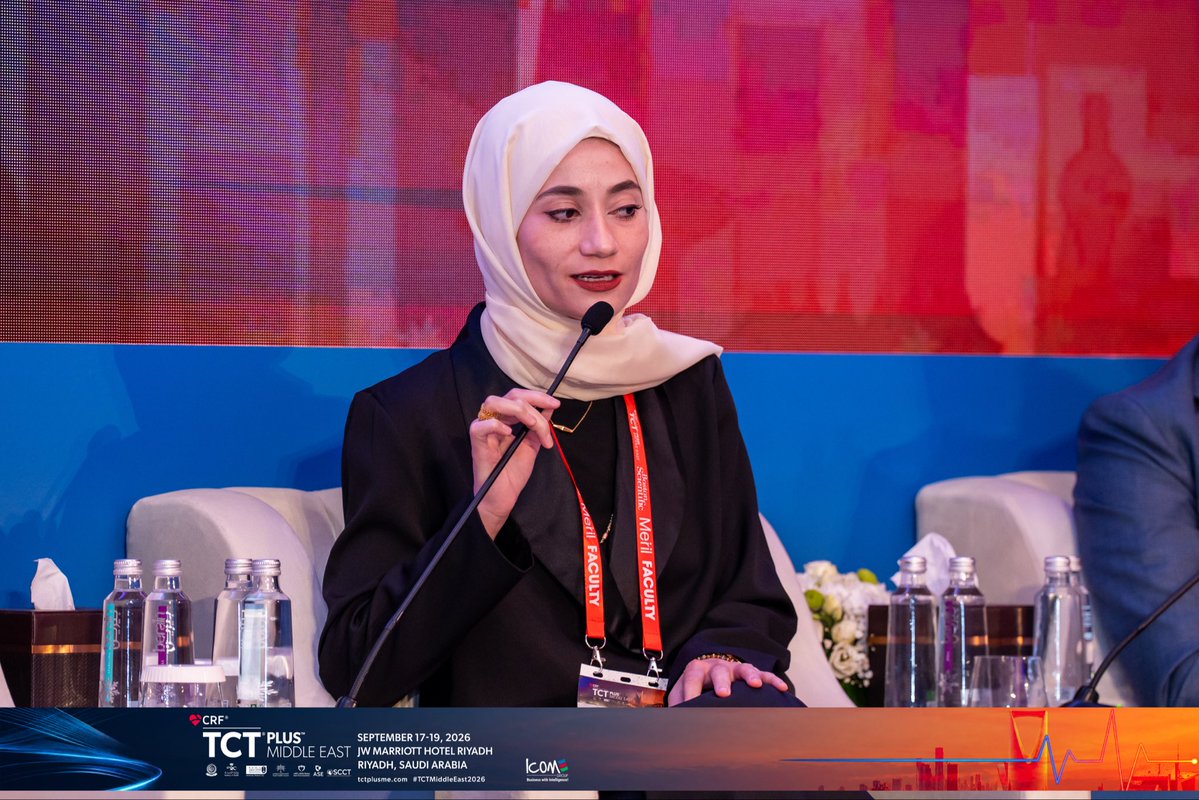 mirvatalasnag's tweet photo. Particularly proud of the representation of women in @TCT_ME_ .. no tokenism 

These are women who are leading their field from all over the world 🇸🇦 🇶🇦 🇮🇩 🇦🇪 

#HaifaAlotaibi Deputy Director of RII - MODHS
@1sinusrhythm - EP 
@BatoolAbuhalim1 - PERT Program https://t.co/vToCxT5X2g