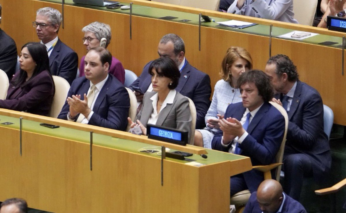MakaB__'s tweet photo. 🇺🇳🇬🇪 A busy &amp; productive week in NY during the UNGA High-Level Week. From bilateral meetings with partners to discussions on peace, security, economic development and 🇬🇪’s international priorities, it was an important opportunity to strengthen partnerships and advance dialogue. https://t.co/Mi8YCUFAeG