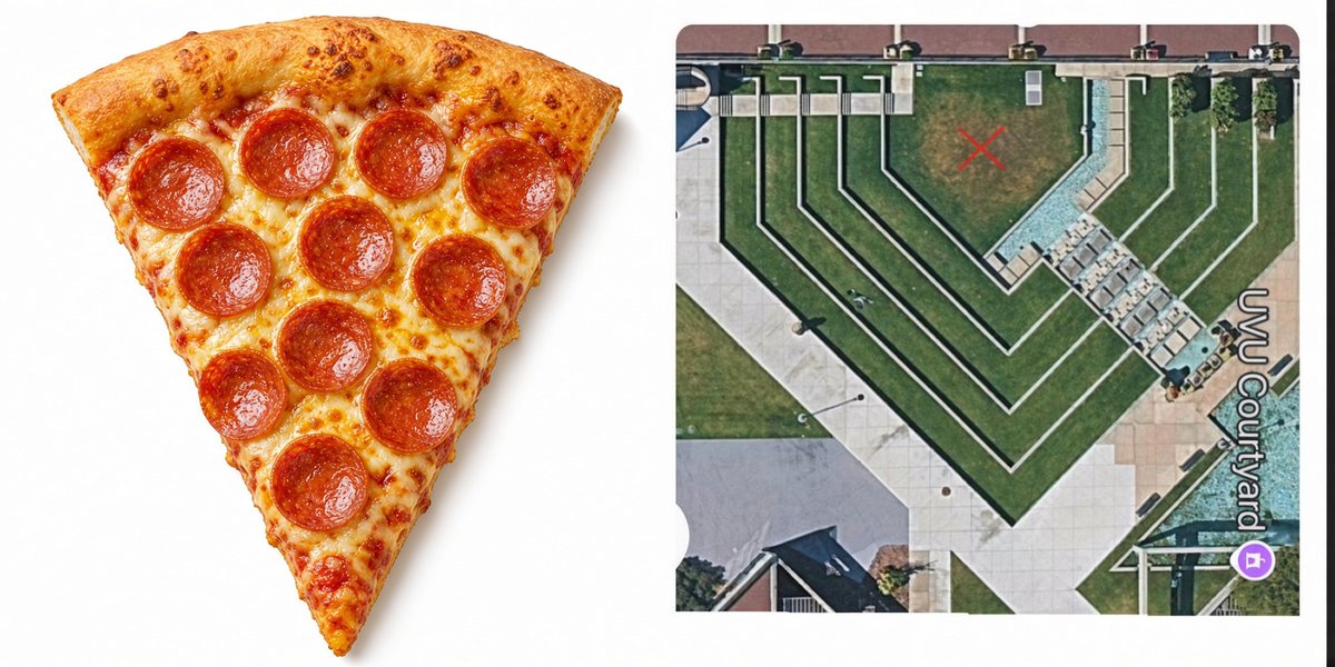 GBNT1952's tweet photo. So who exactly at TPUSA decided Charlie would be at the middle of the second layer of pepperonis?

Was it influence by Ian, who was once a pizza delivery driver before he starting making up the dumbest shit imaginable?

Coincidence? I think not… https://t.co/tbJq1eYsLB
