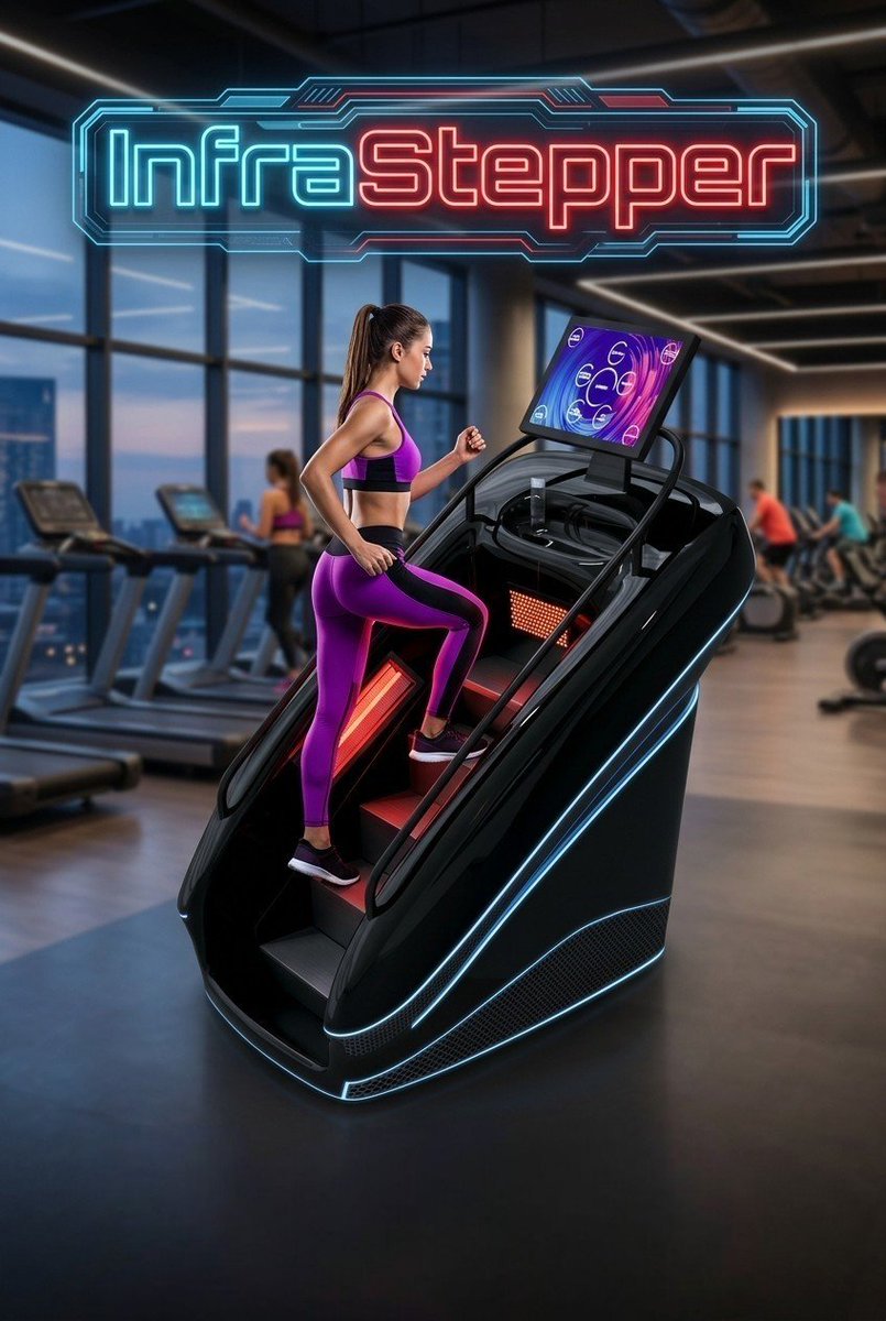 CryonickFactory's tweet photo. A stepper, but completely different. 🔥

Infra Stepper by Cryonick combines training with vacuum and infrared heating technologies — for a modern body shaping, wellness and low-impact fitness experience.

🔥 Movement
💨 Vacuum technology
🌡️ Infrared heat
✨ Comfortable training https://t.co/CJBqX0hv0e