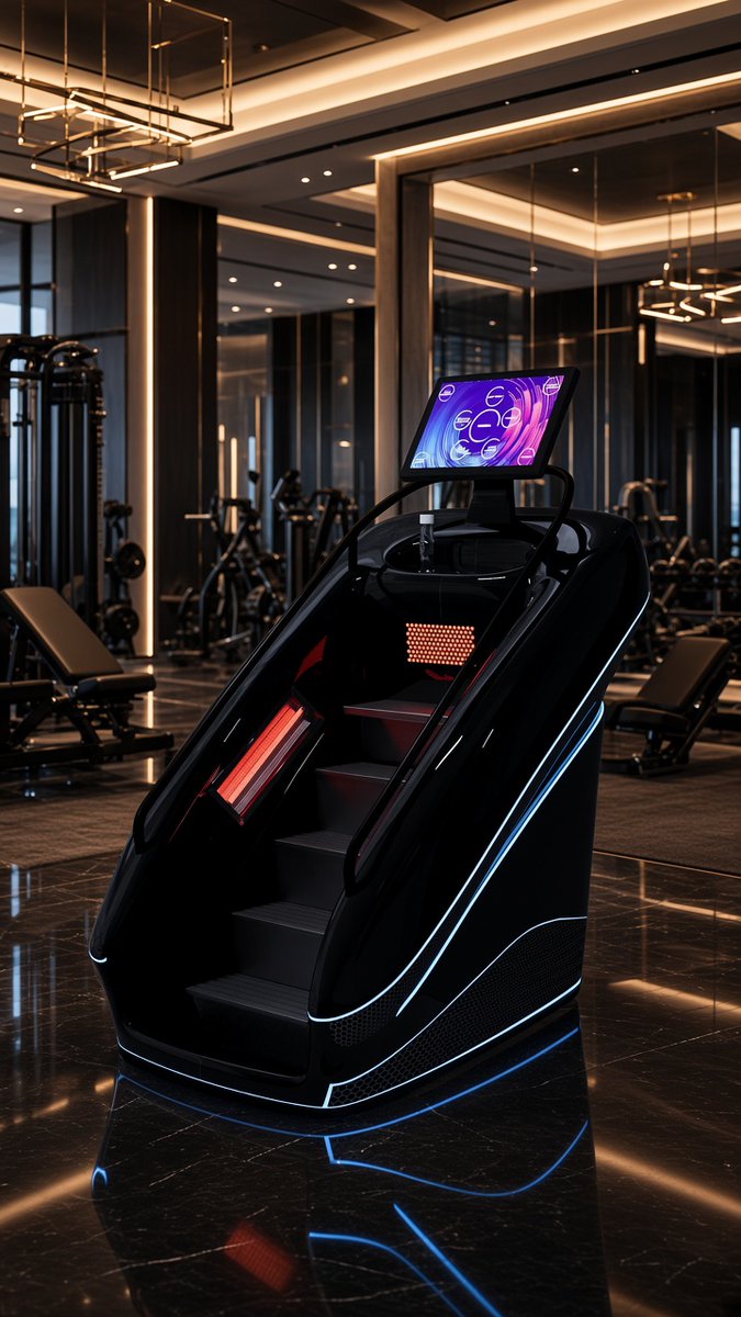 CryonickFactory's tweet photo. A stepper, but completely different. 🔥

Infra Stepper by Cryonick combines training with vacuum and infrared heating technologies — for a modern body shaping, wellness and low-impact fitness experience.

🔥 Movement
💨 Vacuum technology
🌡️ Infrared heat
✨ Comfortable training https://t.co/CJBqX0hv0e