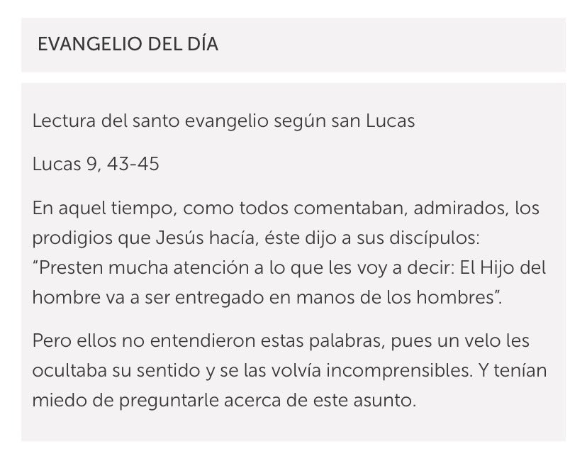 livsalguero's tweet photo. El #EvangelioDelDía sábado 🙏
#SanLucas 9, 43-45 https://t.co/Uq61DWK6N0