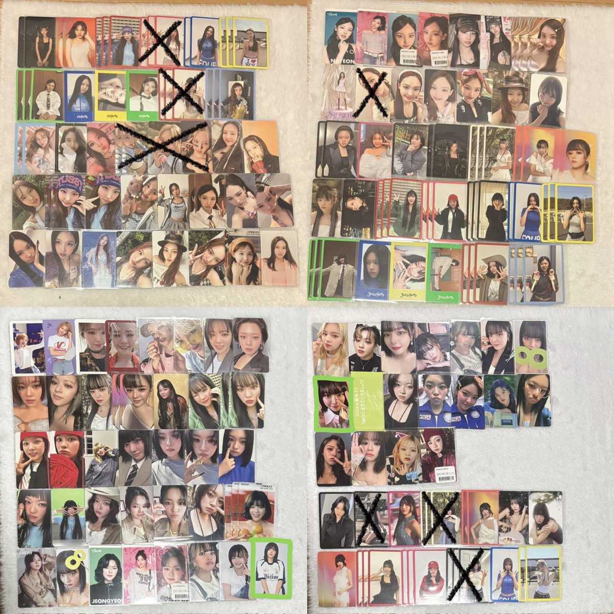 jyonno1020's tweet photo. @sr_mn24 リプありがとうございます！
こちらの🟩枠2:2で交換可能でしょうか？ご検討の程よろしくお願いします🙇🏻‍♀️՞ https://t.co/iOZfdkT131