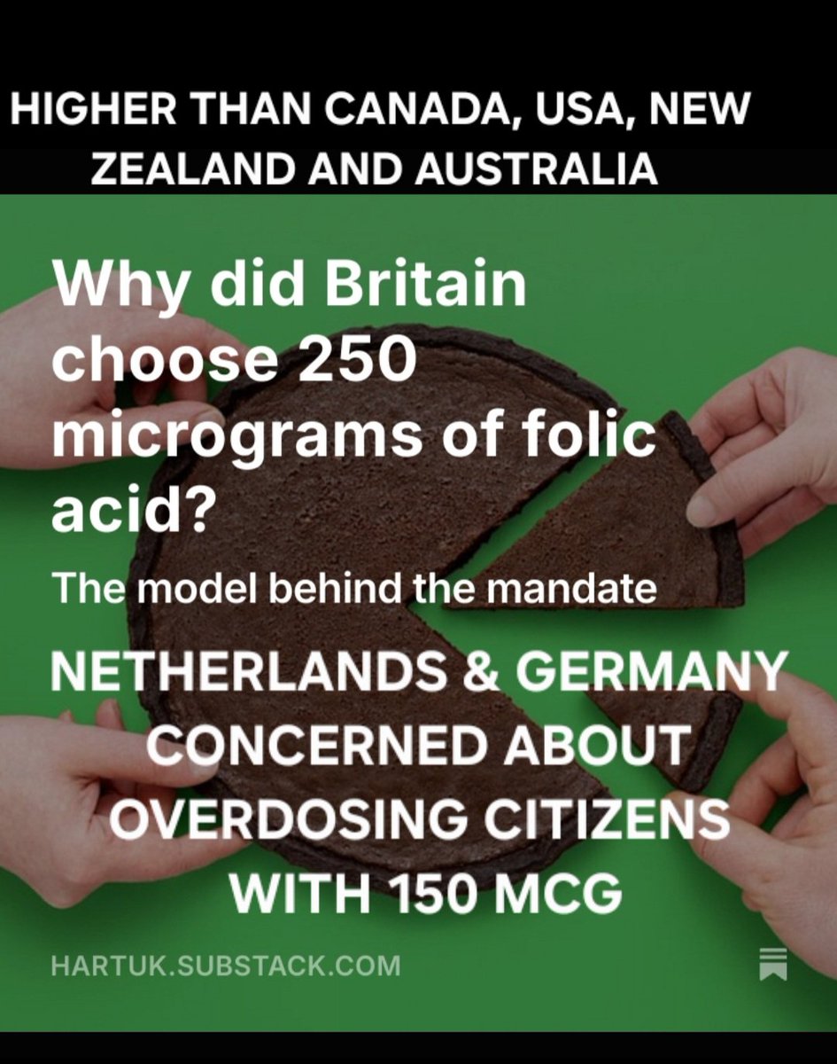 upforthefight1's tweet photo. USA warns that just 100mcg of folic acid can be harmful. 

Labour CHOOSES 250 MCG 

If this isn't a massive sign of deliberate + malicious drugging of us, then i don't know what is.

The harms ARE well established &amp; KNOWN by our govt.

100% intentional to harm + early graves. https://t.co/1h7rSYvNGM