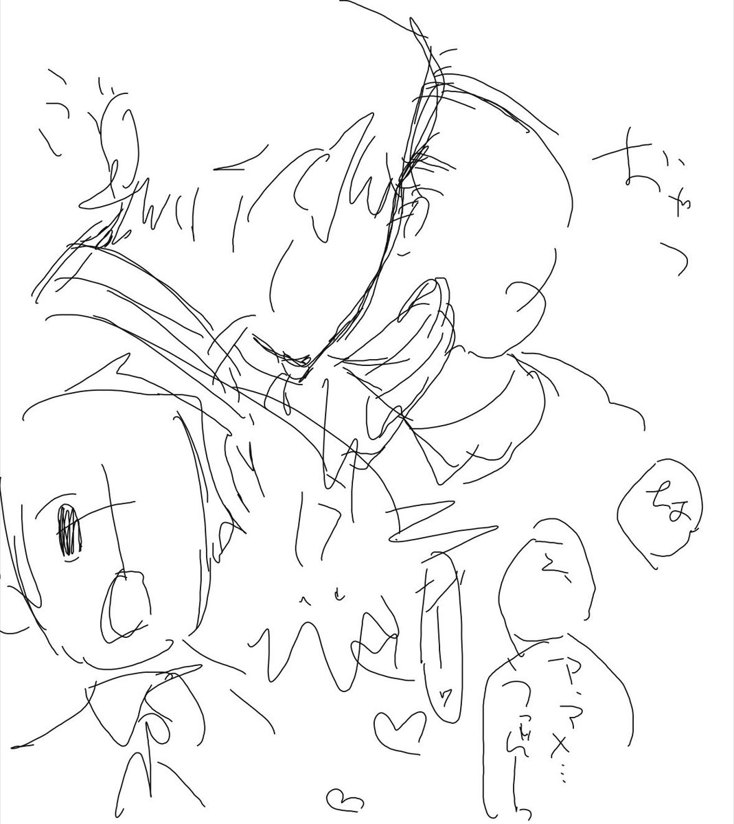 px_548's tweet photo. 米英　過去に描いてたｱﾙのバースデー漫画です。下書だから非常に雑い https://t.co/wKMJwfm1Pw