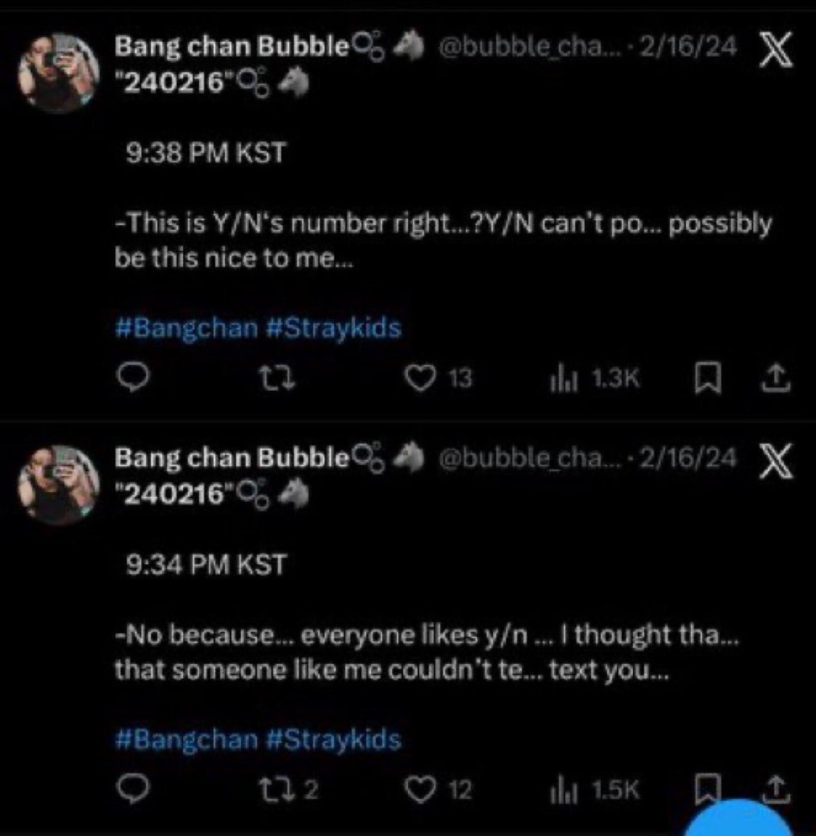 bblboba's tweet photo. 🚨Bang Chan of Stray Kids exposed for sending creepy texts to fans despite having a significant number of minors in his fandom. https://t.co/UifGHZ1KJr