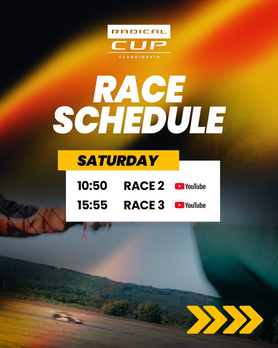 WaylonStaf1v's tweet photo. Welcome to another sunny, very warm day at Ljungbyheds Motorbana. Two more Radical Cup Scandinavia races await today. Watch live on YouTube via Drivers Club or Radical Motorsport Sweden. Full schedule and timing at radicalcupscandinavia. com. https://t.co/dOH1V6Ezi5