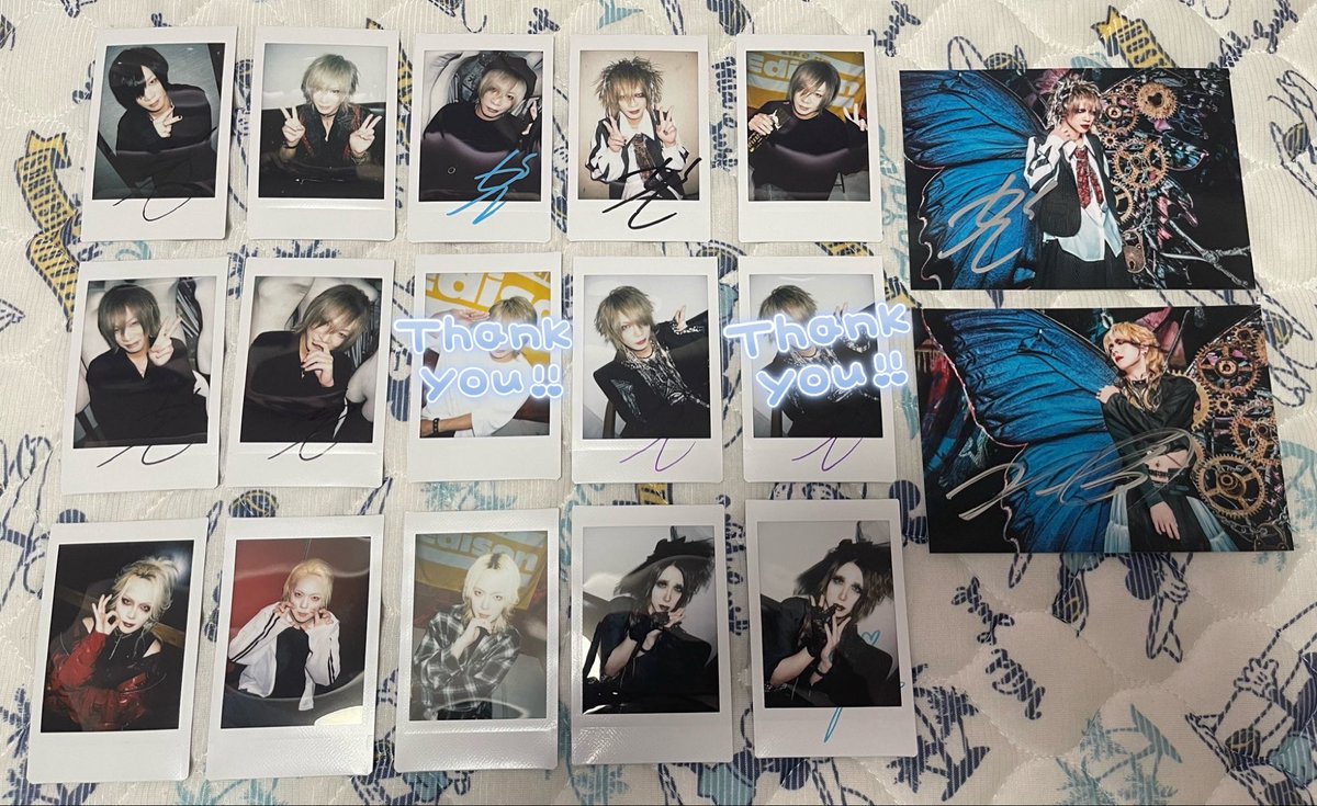 mht_trh27's tweet photo. 蛾と蝶 過去チェキ お譲り

譲：楓さん、零さん、藍珠さん
求：1枚800円＋送料

郵送でのお取引。
フォトセットはチェキを3枚以上購入頂けた方にお付けします。交換の場合は宏崇さんでお願い致します。 https://t.co/B03vfPvYAG