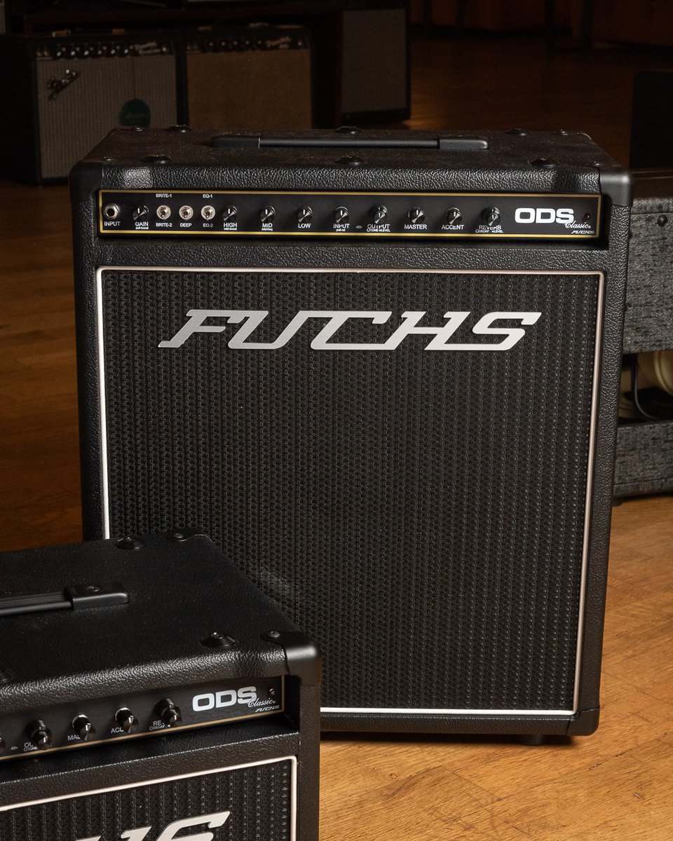 ChicagoMusicEx's tweet photo. https://t.co/cP3eILYUFt | Combo or head, 50W or 100W — which new Fuchs ODS Classic fits your rig? All in stock now at CME. Click, call, chat, or visit us today to shop the latest brand-new, used, or vintage amplifier arrivals! #CME #GuitarAmplifier #FuchsAudio #FuchsAmps https://t.co/zhguSctIQJ