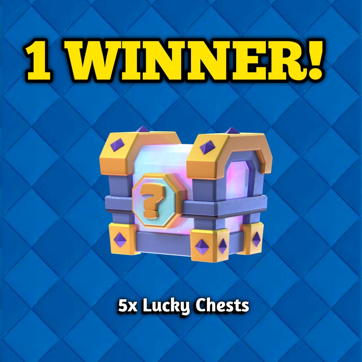 Nines_owngoal's tweet photo. 5x Lucky Chests Giveaway (1 Winner) 🎁

How to enter:   
• like♥️
• Retweet 🔁
• Subscribe to this channel: https://t.co/vDxJB7NdtP

Ends in 6 days ⌛️ 
#GiftedBySupercell #Giveaway #ClashRoyale https://t.co/qgoxaWZgOQ