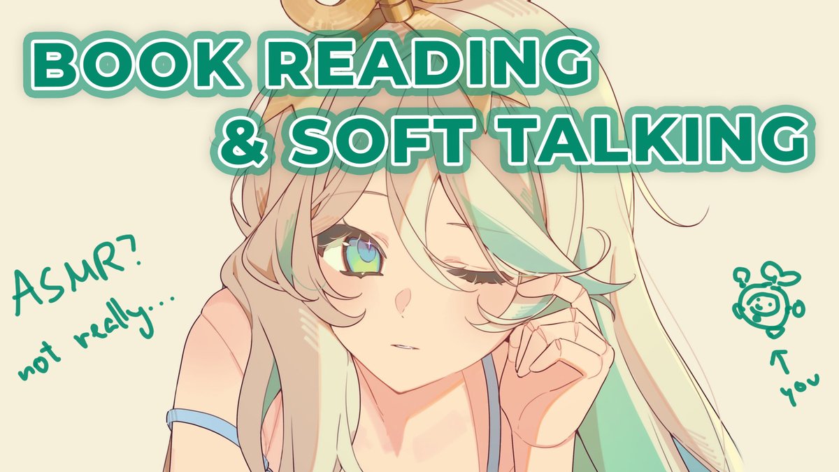 ceciliaimgreen's tweet photo. kinda ASMR? kinda GUERILLA?? 
kinda.....

READING A BOOK!

let's wind down and relax in 2h!
🍵https://t.co/VAUI8shLSw🍵 
#ImmerScreen https://t.co/3VehIIFpRc