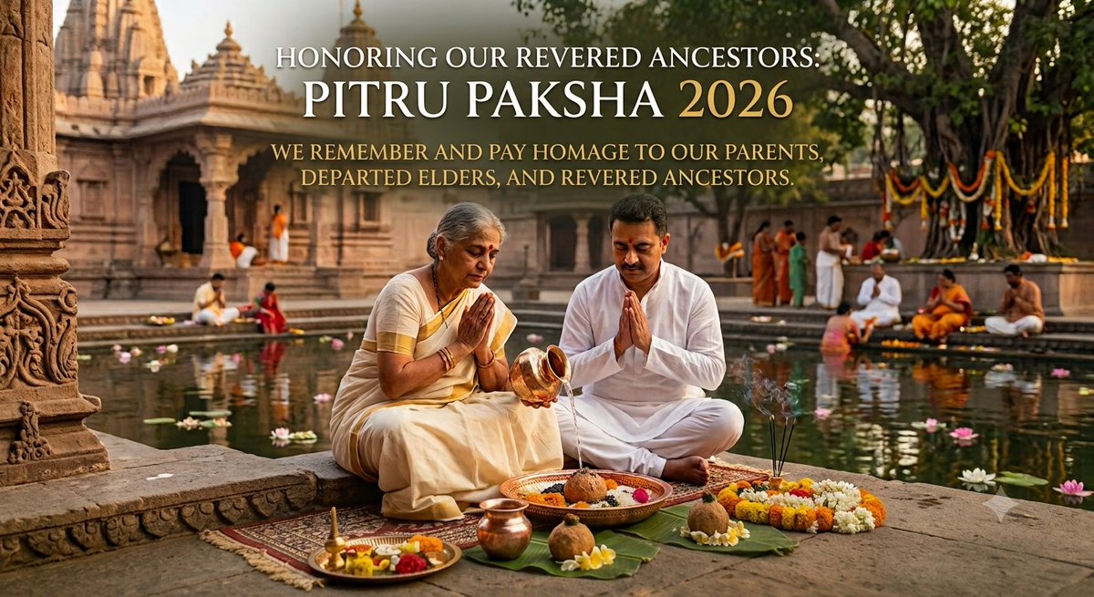 mohitgupta1962's tweet photo. Pitru Paksha is a sacred period for reflection and gratitude. We remember and pay homage to our forefathers, acknowledging the lineage that shaped us. Join me in offering our heartfelt prayers.
#PitruPaksha2026 #Forefathers #Blessings #Shraddhanjali https://t.co/nMBKOVu06U