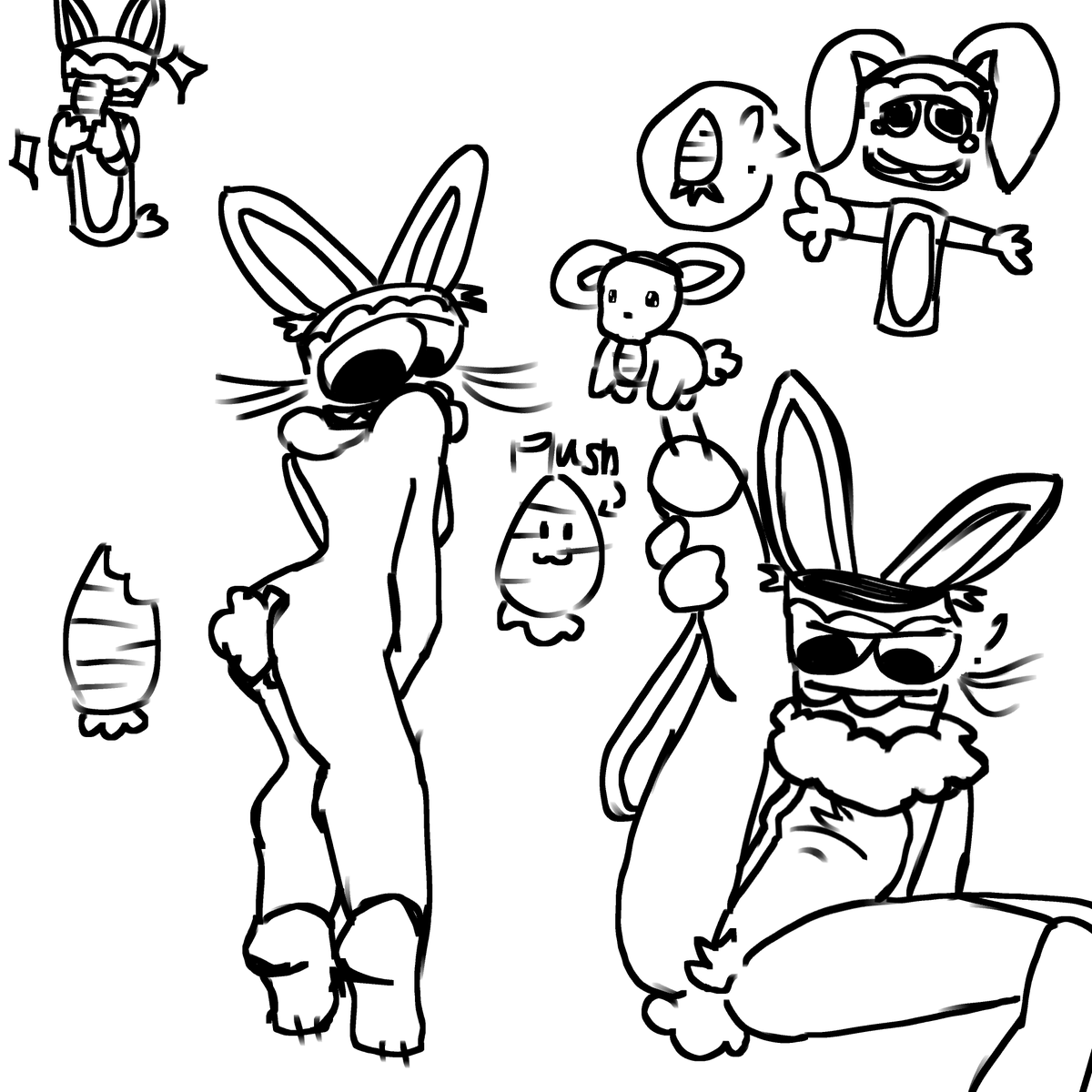 lolfqde9eh's tweet photo. Bunny Caine art not coloring it yet though also here’s kingers reaction uh I might make r34 with this and a au hehehehekdjskchflejdkffn kill me #caine #probablyroyalteeth #bunnycaine #bunny #cutebunnycaine https://t.co/4WJ0enEWtM