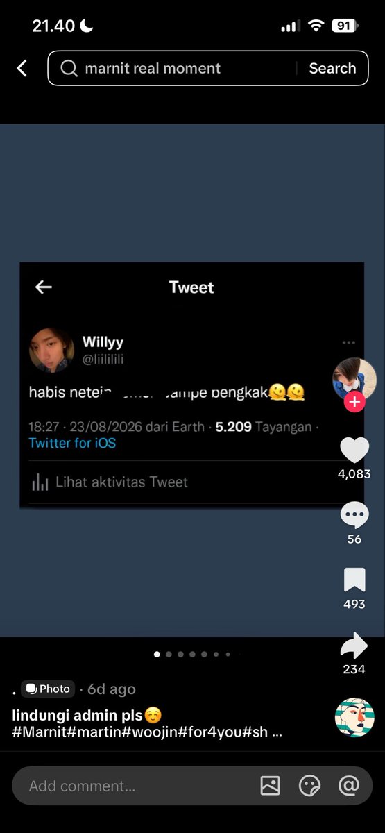 marnitcore's tweet photo. halo marnitfellows, boleh minta report akun 
@/127_772 please !! udah pernah diminta takedown tapi ternyata masih ada. tolong kerja samanya, ma-rnit masih minor dimohon untuk sewajarnya aja dalam membuat media yang berhubungan dengan marnit, makasih! 
https://t.co/JweuNlxinA https://t.co/qYZJTIhbZ7