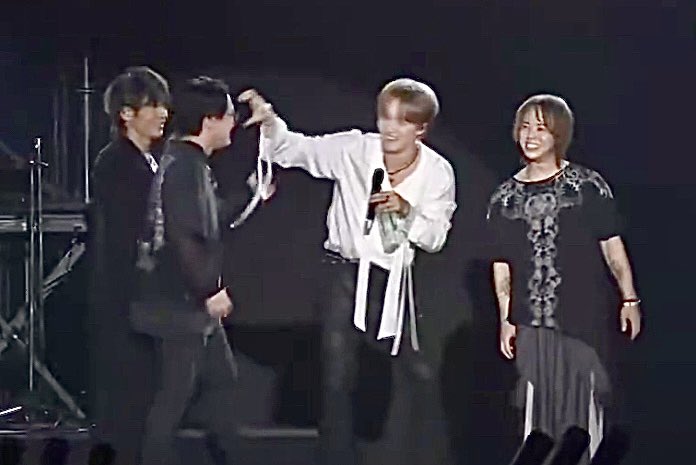 MIE0624s's tweet photo. 始まる前は少し緊張しながら観てたけど📺、社長とtatsuyaさんの姿を観たら凄くホッとした☺️✨ありがとうございました🥹💖
#ジェジュン
#SBIMUSICCIRCUS https://t.co/NXIowPRIAF