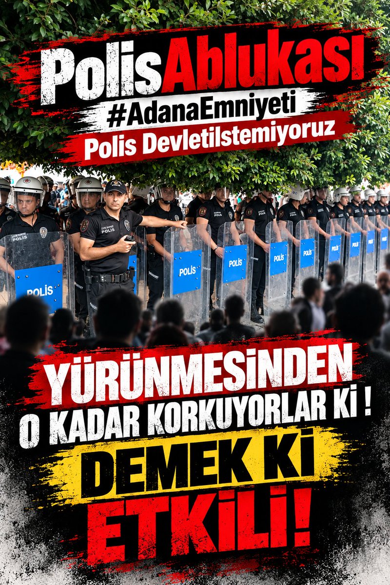 CelalAnarcv's tweet photo. YÜRÜNMESİNDEN O KADAR KORKUYORLAR Kİ!

DEMEK Kİ ETKİLİ!

PolisAblukası
#AdanaEmniyeti
Polis DevletiIstemiyoruz https://t.co/laZb8jLcCi