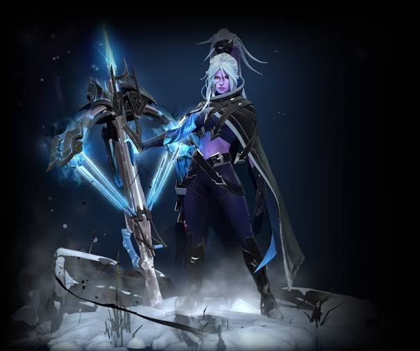 enrelz's tweet photo. @_theves The left one was like Drow Ranger Arcana from Dota2, cool https://t.co/Kb6upjFshO