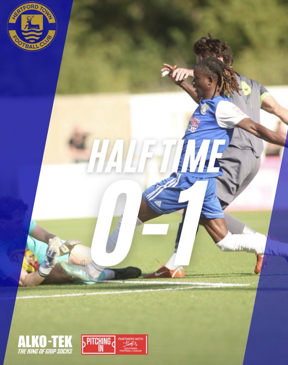 HertfordTownFC's tweet photo. HALF TIME
Behind at the break
#htfc #blues #hertfordtownfc https://t.co/5bLjArnFZm
