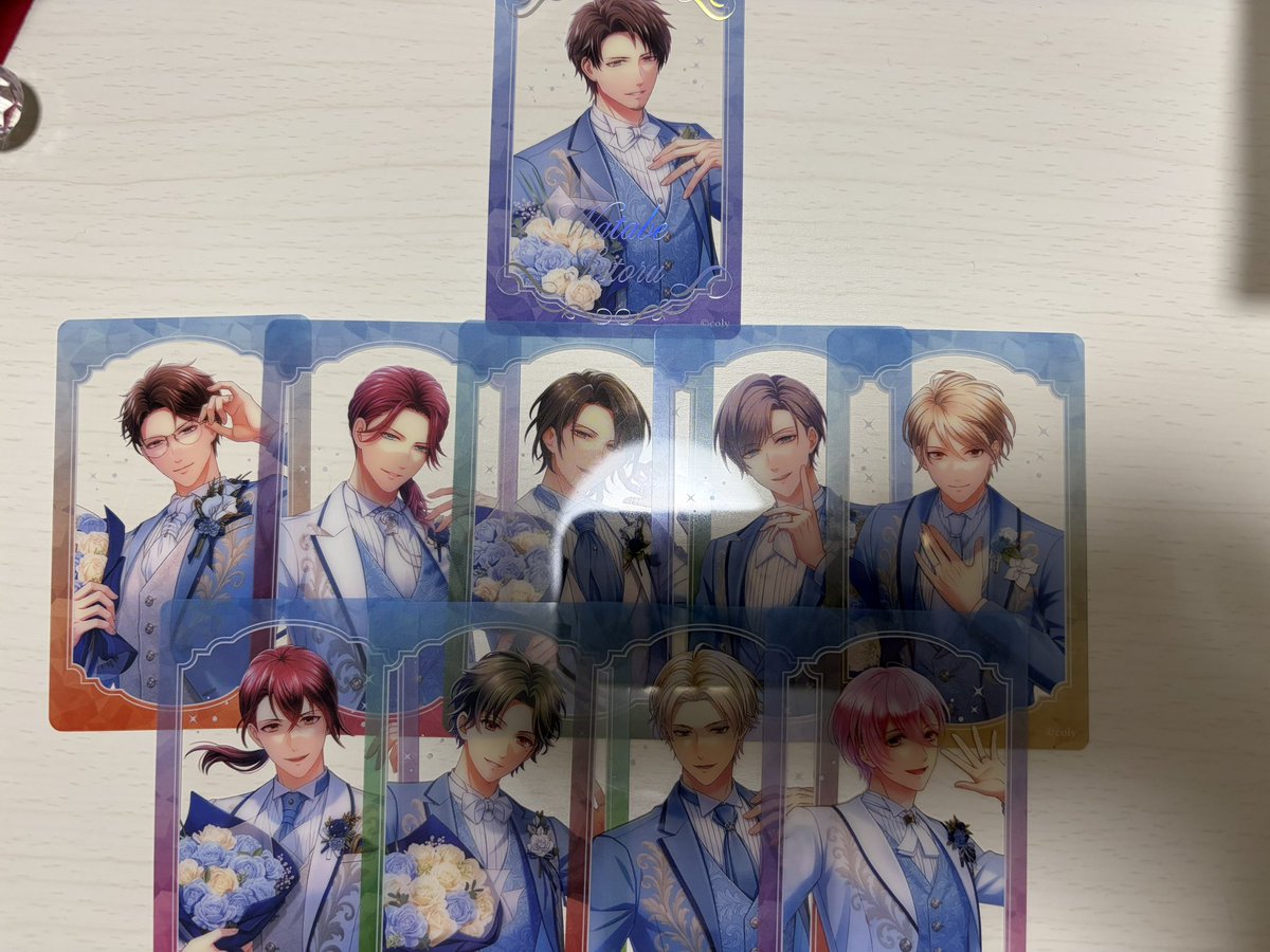19920903Anna's tweet photo. スタマイ　10th Anniversaryトレーディングクリアカード

譲→渡部（レア）・朝霧・服部・誠・京介・桧山・大谷・槙・九条・可愛

求→青山・荒木田（全てノーマル）

同異種交換、他ツリー内交換可能です。 https://t.co/YFo0CoeYcB