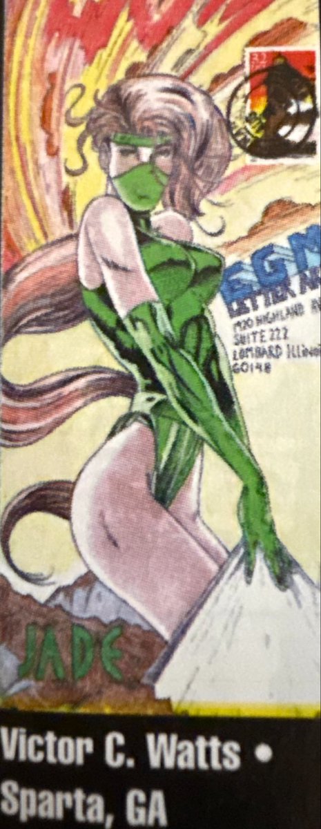 MK_habit_addict's tweet photo. Jade art on an envelope from Electronic Gaming Monthly Magazine #MortalKombat🐉💚 https://t.co/srwdZltEfZ