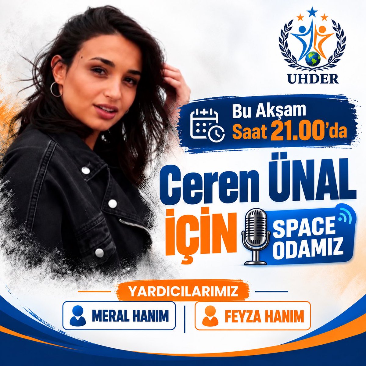 uainsancocuk's tweet photo. 📢 DUYURU

Bu akşam saat 21.00’da, Ceren ÜNAL için adalet çağrımızı dile getireceğimiz Space odamızda buluşuyoruz.

🎙️ Yardımcılarımız:
Meral Hanım & Feyza Hanım

Adalet arayışımıza destek olmak ve Ceren’in sesine ses katmak isteyen herkesi bekliyoruz.

UHDER – Uluslararası İnsan ve Çocuk Hakları Derneği

#CerenÜnalİçinAdalet