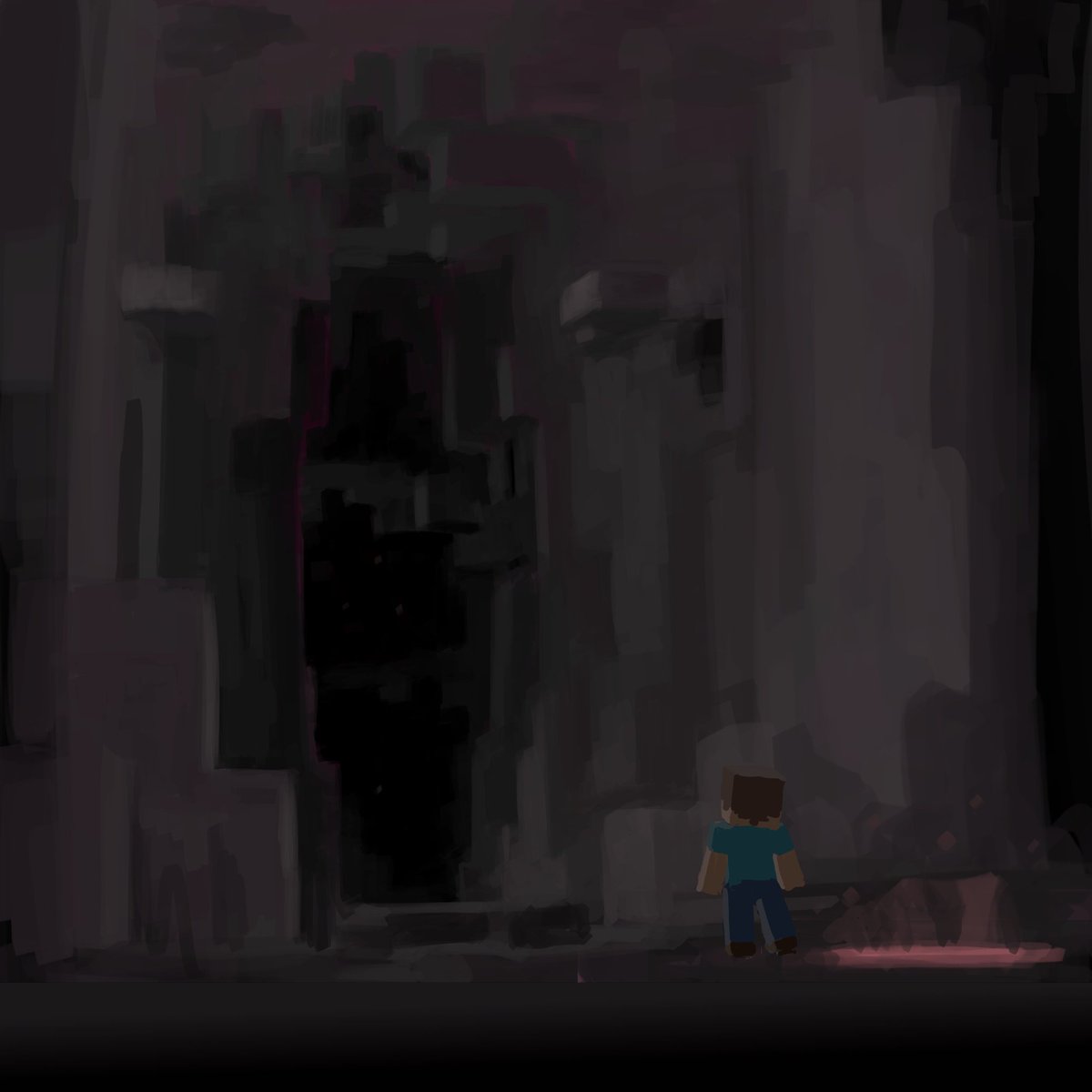 NaffyZacky's tweet photo. What if the Nether roof becomes a proper canon place while still serving similar purposes to the community exploit? 

Except this time, it's filled with a curious ecosystem that may add new layered mechanic to the game! 

Read more (early rendition) here:
https://t.co/xRfQ58p65f https://t.co/g939MbDmyh